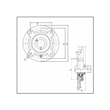 ISO UCFC201 Bearing Unit