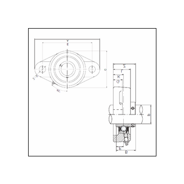 ISO UCFL201 Bearing Unit