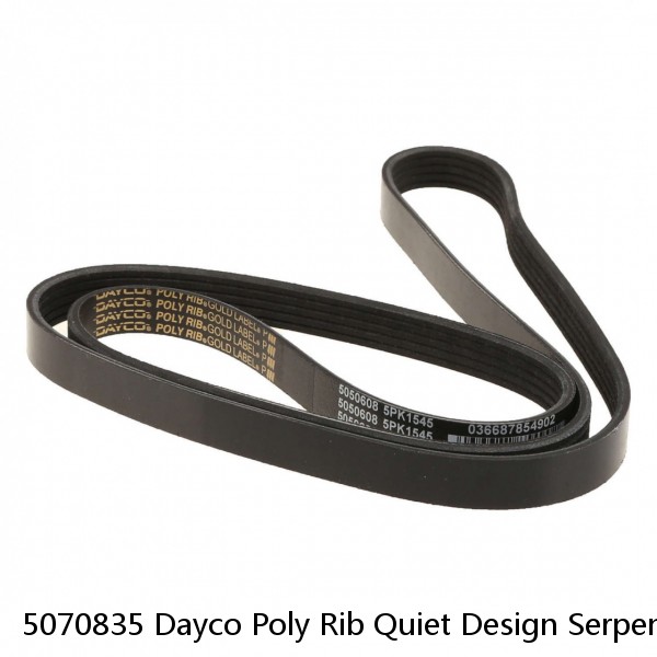 5070835 Dayco Poly Rib Quiet Design Serpentine Belt Made In USA 7PK2120