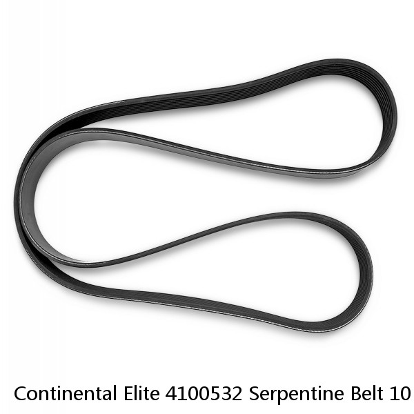 Continental Elite 4100532 Serpentine Belt 10 Rib 53.2 In