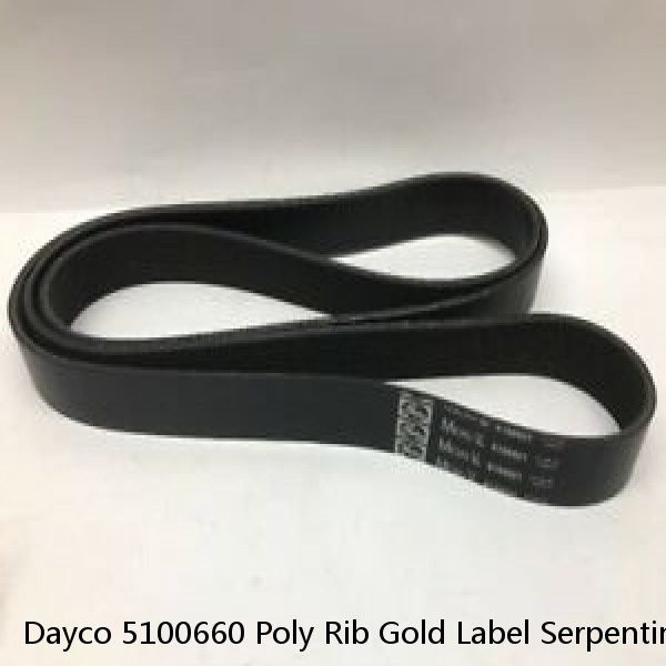 Dayco 5100660 Poly Rib Gold Label Serpentine Belt 10PK1675 (66" 10-Rib)