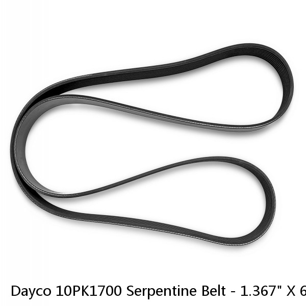 Dayco 10PK1700 Serpentine Belt - 1.367" X 67.00" - 10 Ribs