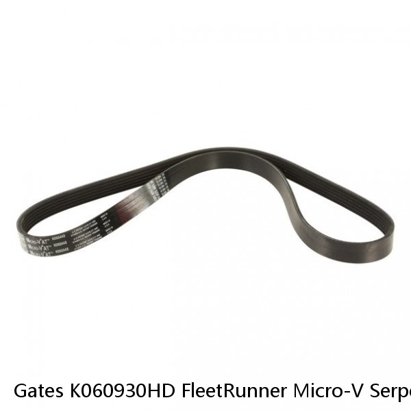 Gates K060930HD FleetRunner Micro-V Serpentine Drive Belt #1 small image