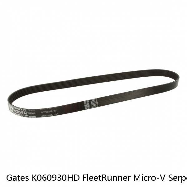 Gates K060930HD FleetRunner Micro-V Serpentine Drive Belt #1 small image