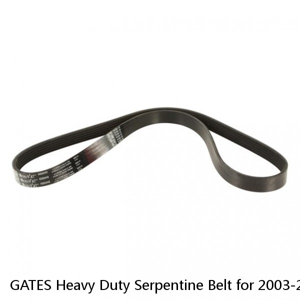 GATES Heavy Duty Serpentine Belt for 2003-2007 HUMMER H2 V8-6.0L #1 small image