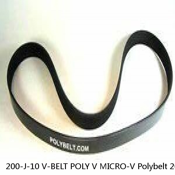 200-J-10 V-BELT POLY V MICRO-V Polybelt 200J10 PolyV Rubber Belt #1 small image