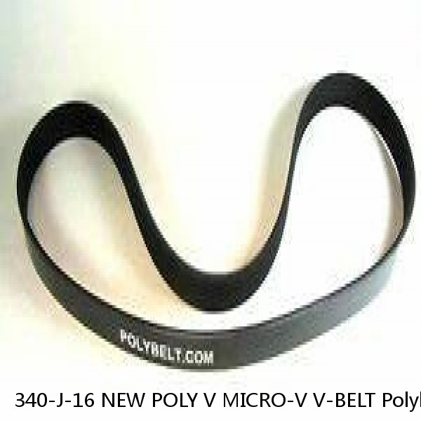 340-J-16 NEW POLY V MICRO-V V-BELT Polybelt 340J16 PolyV Belt