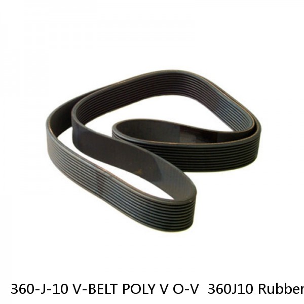 360-J-10 V-BELT POLY V O-V  360J10 Rubber PolyV Belt USA #1 small image