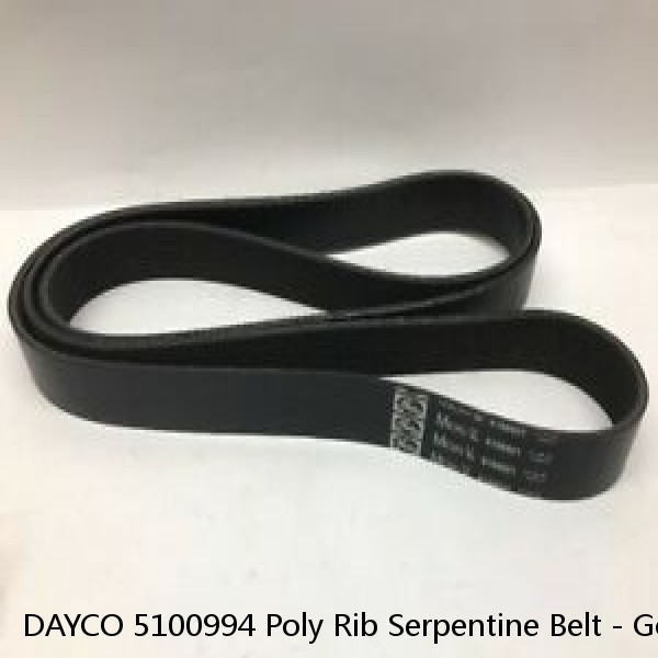 DAYCO 5100994 Poly Rib Serpentine Belt - Gold Label - (X-Ref: 1847720C1)  #1 small image