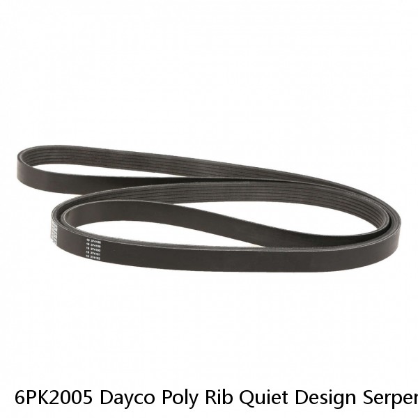 6PK2005 Dayco Poly Rib Quiet Design Serpentine Belt Free Shipping Free Returns #1 image